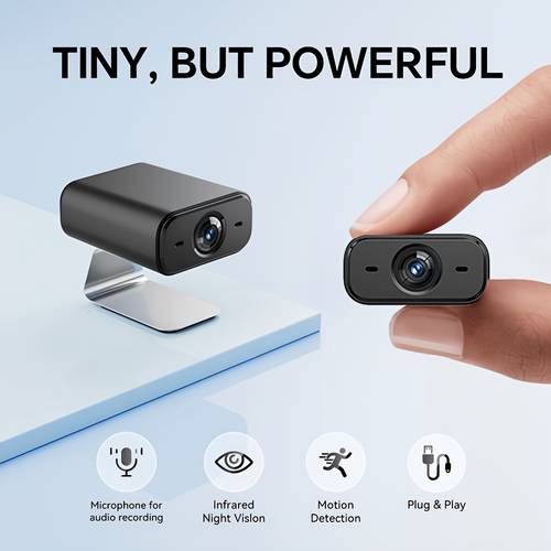 mini indoor security wireless home camera small wifi cameras tiny nanny cam wide angle home indoor outdoor camera wifi camera for