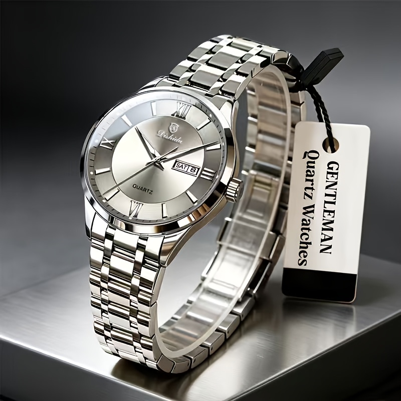 Luxury Quartz Watch for Casual Business & Travel