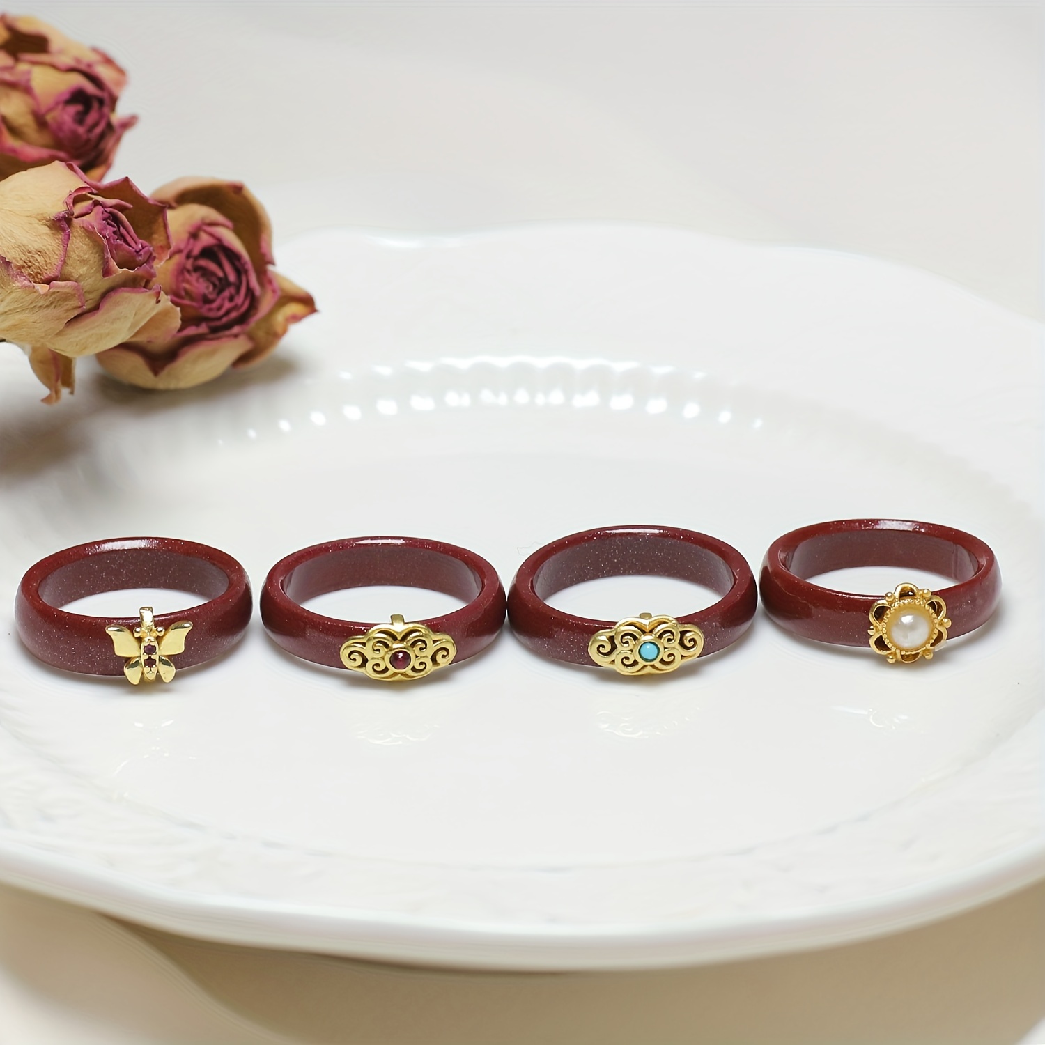 

Ring Set Ring Shui Ring Attracts Good Luck And Wealth