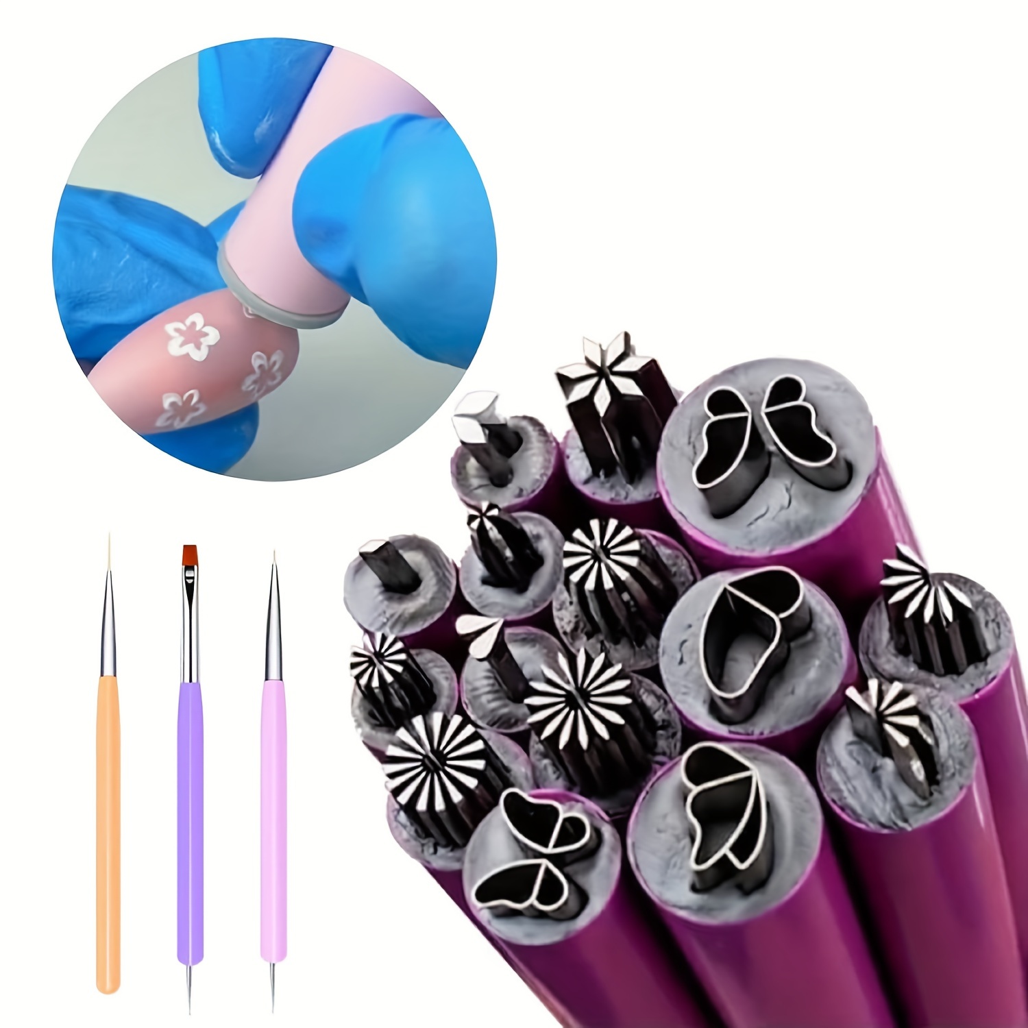 

6/10/15pcs Art Set, 2024 New Tool, Assorted , Diy Art For Women, -free, Foot & Accessories