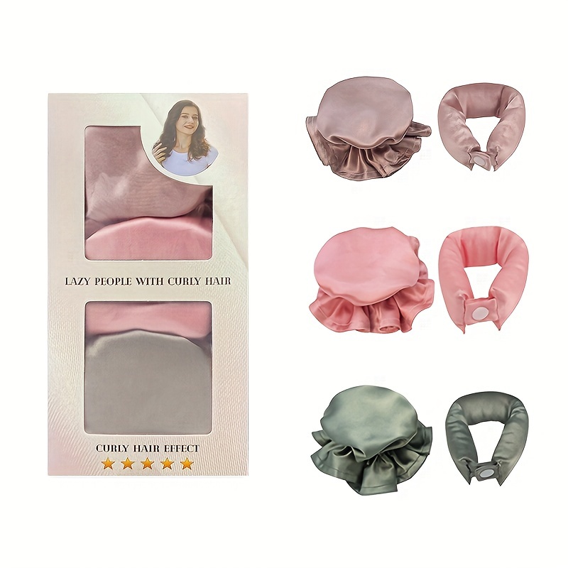 6pcs/set Damage-free Curler And Curling Cover