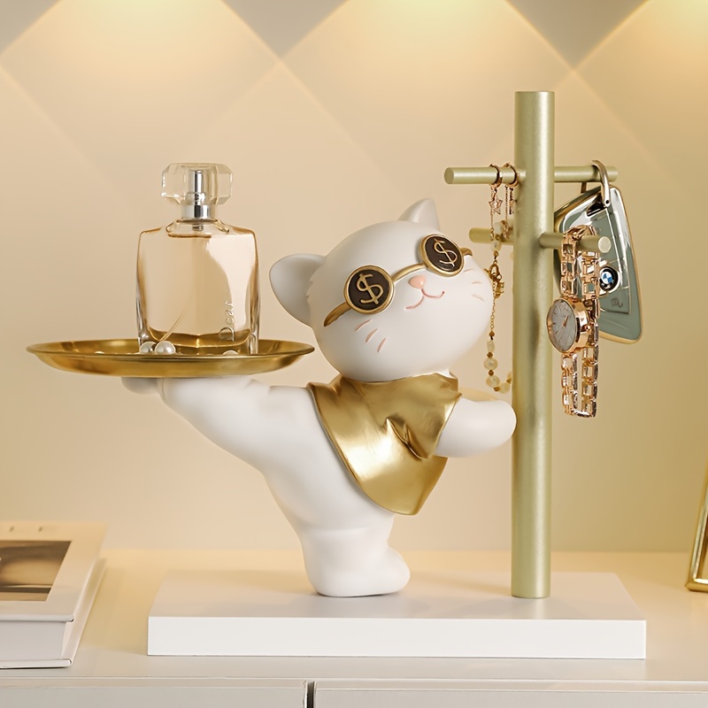 decorative   cat key holder rabbit shaped tray for storage home decor accessories perfect gift Product details 2