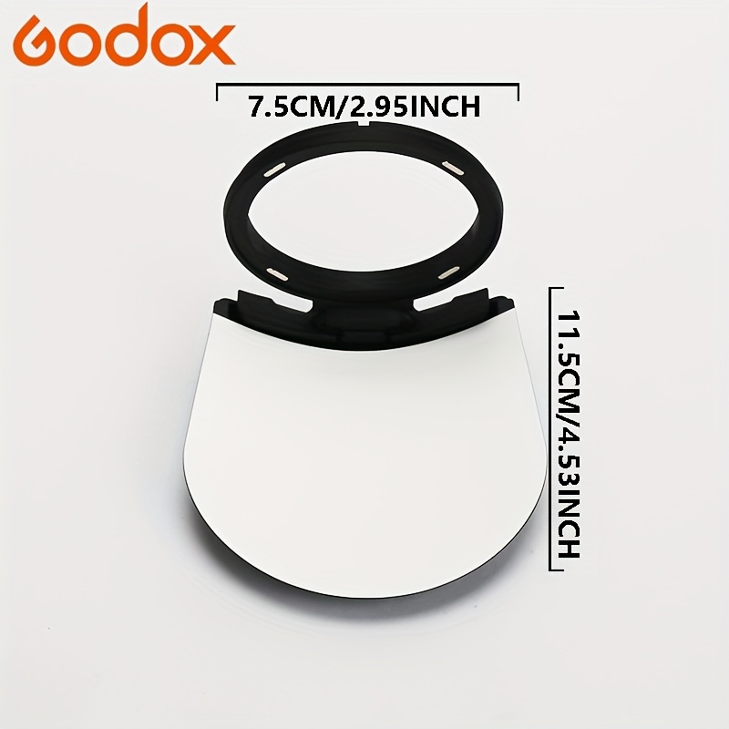 accessorio per flash fotocamera   v1/v1pro/ /h200r/ad100pro: bandiera modificatrice di luce, riflettore, pannello riflettente (ak-r12) Dettagli dell'articolo 1