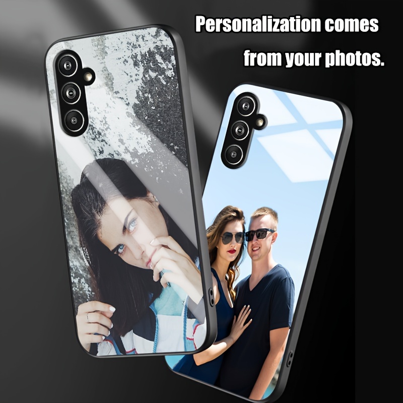 

Personalized Mobile Phone Case Galaxy A16/55/54/35/34/25/24/15/14 Diy Pattern Photo Shell, High-definition , Frosted Black , Protects