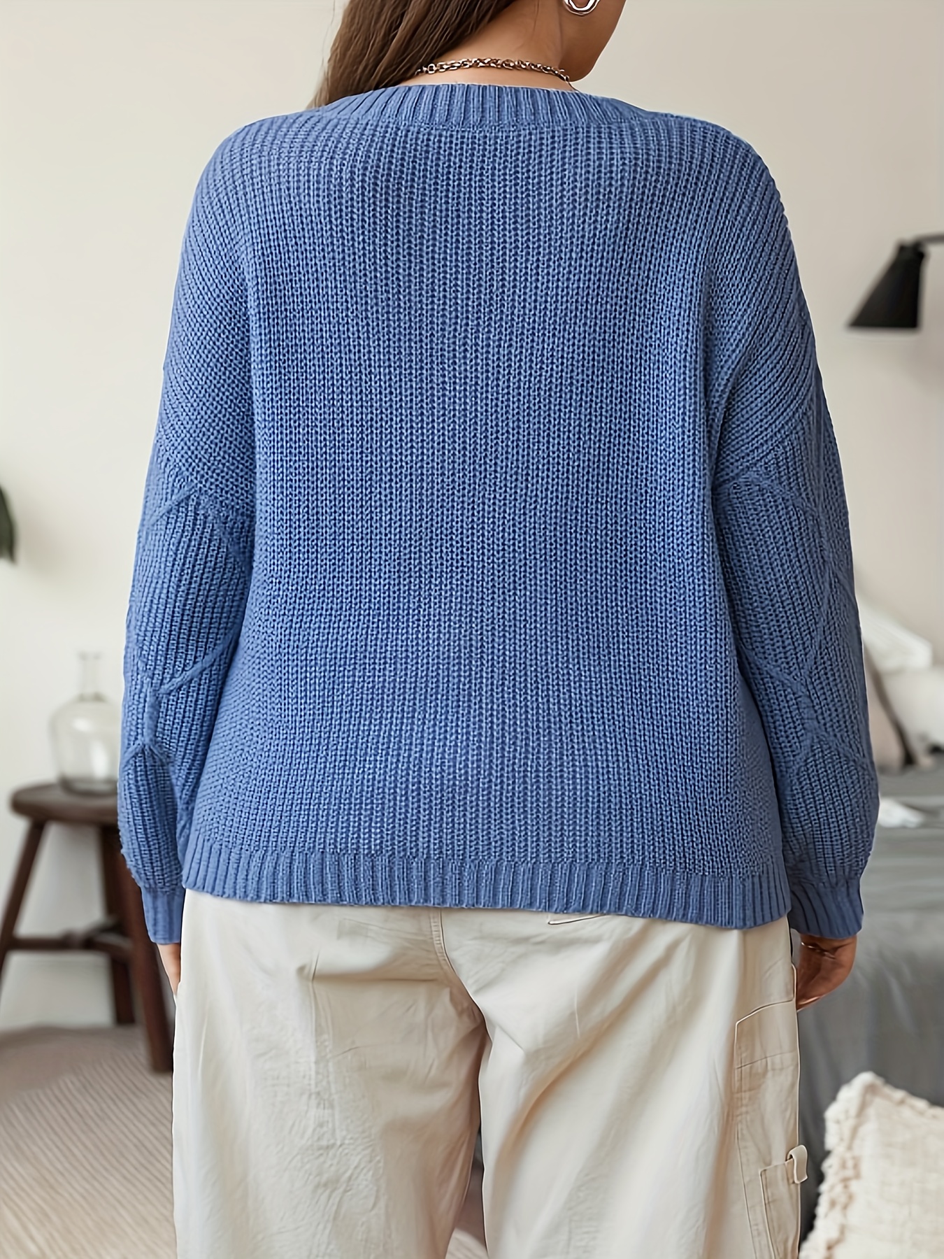 casual trui voor dames v hals lange mouw Temu Netherlands