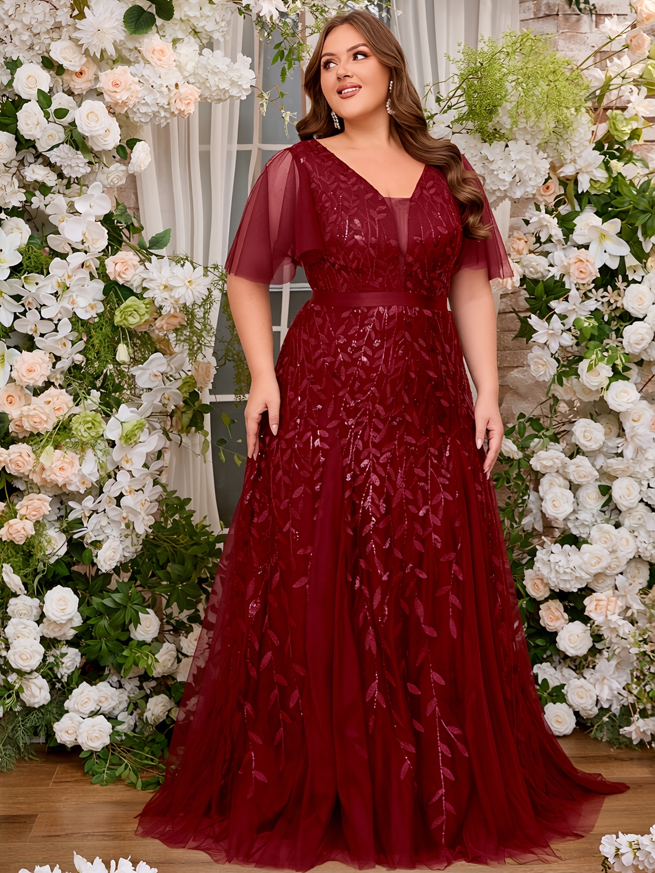 formal dress plus size women sold on Temu Philippines