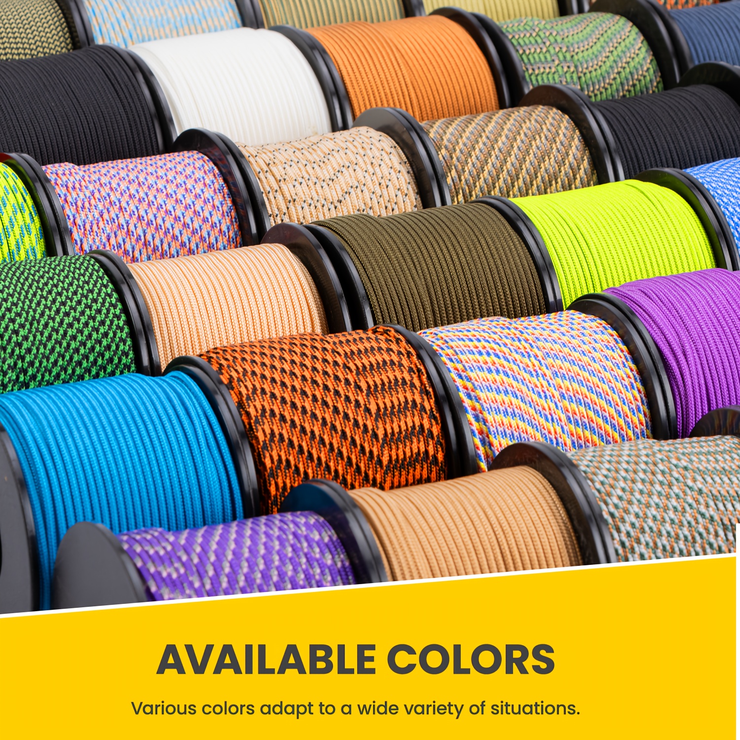 100% Nylon Rope, 30M Length, 2mm Thick for Outdoor Projects