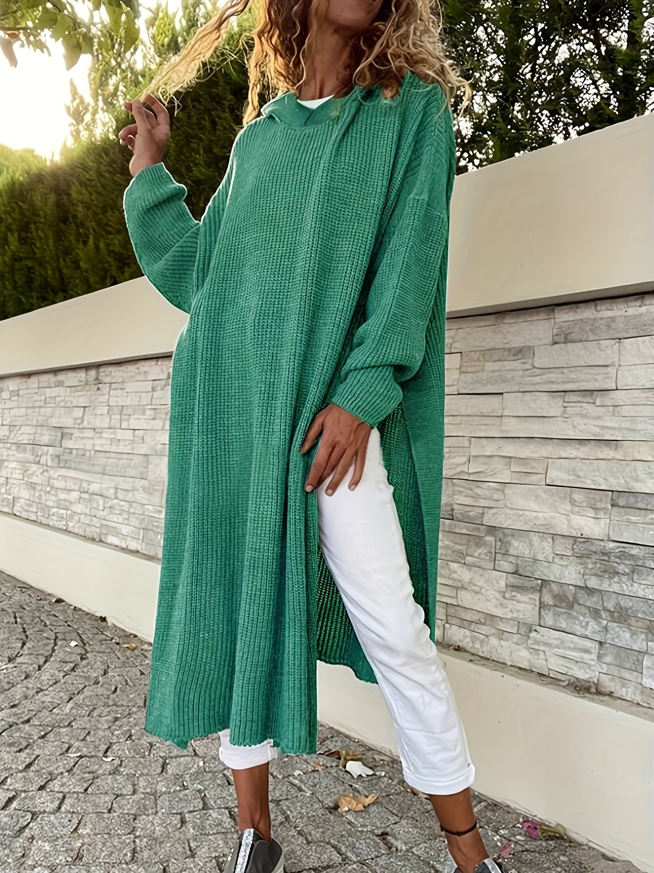 t shirt dress with long sleeves DOUBLE LAYER T-SHIRT DRESS IN WHITE main image 1
