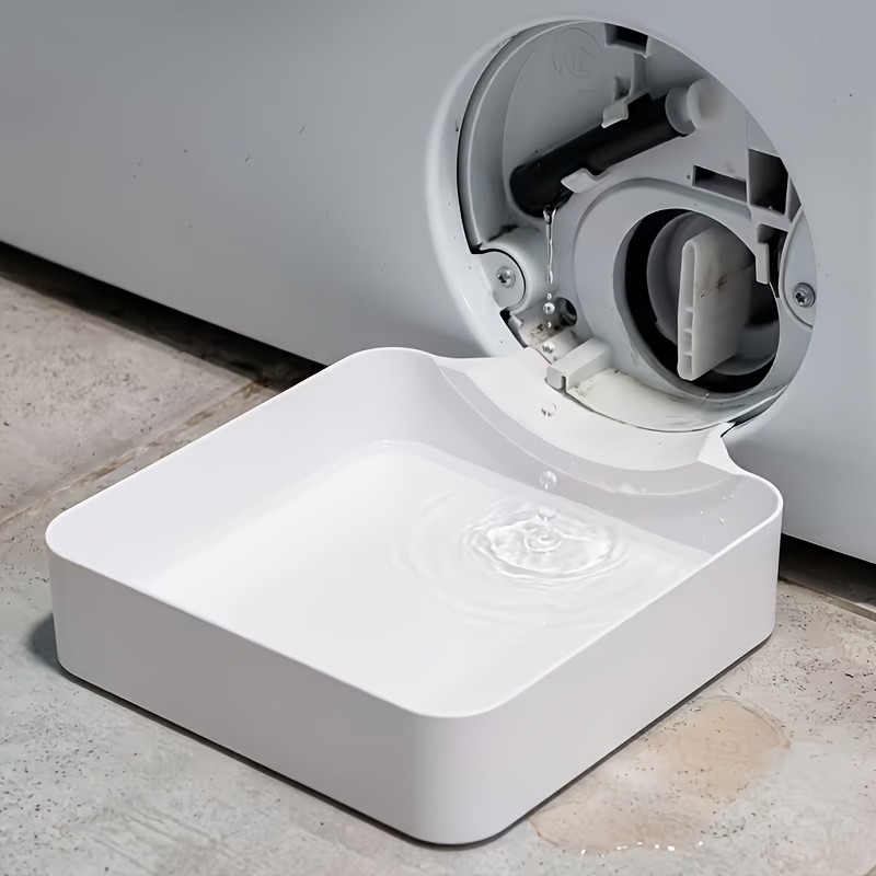1pc Washing Machine Drain Tray, Preventing Overflow In Laundry Room, Bathroom Tray, Bathroom Trays