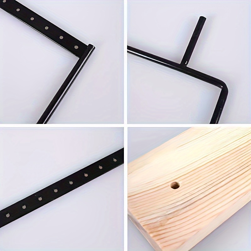 минималистичный 4-уровневый железный органайзер для украшений, дисплей для серег, стойка для хранения, идеальный рождественский подарок для обуви, ботинок, часов, лучший для Рождества, детали 3