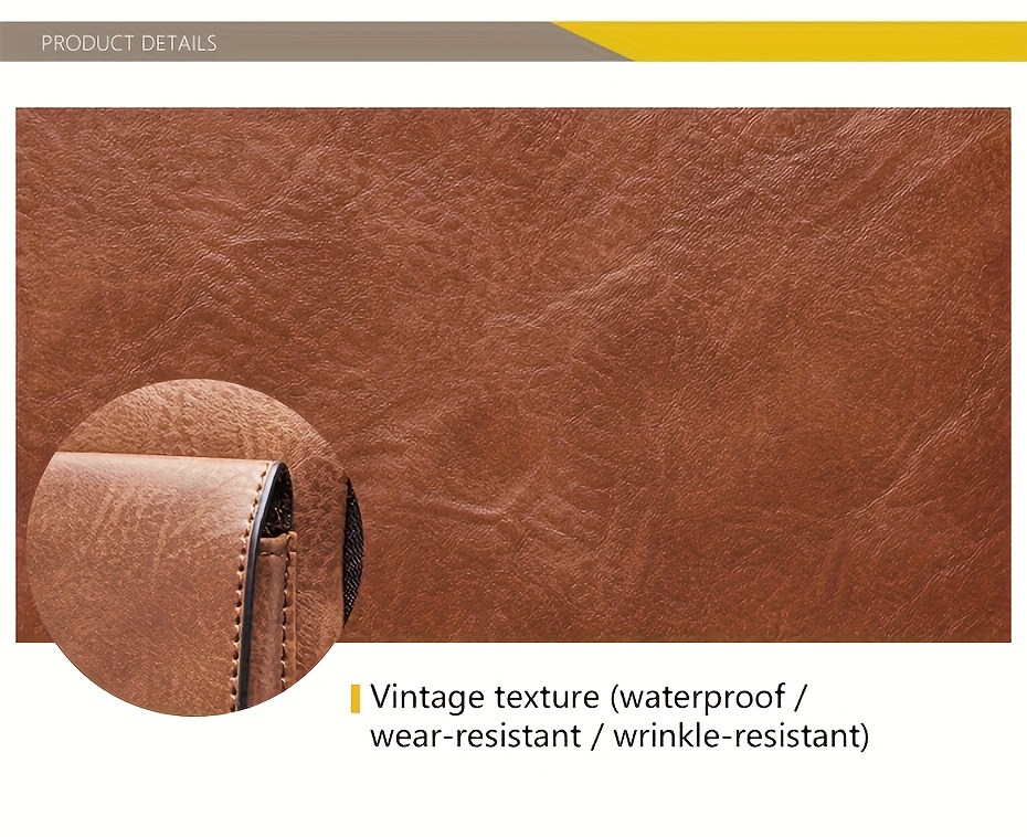 2025 new mens genuine leather crossbody bag shoulder bag vintage handbag business bag   in   Product details 11