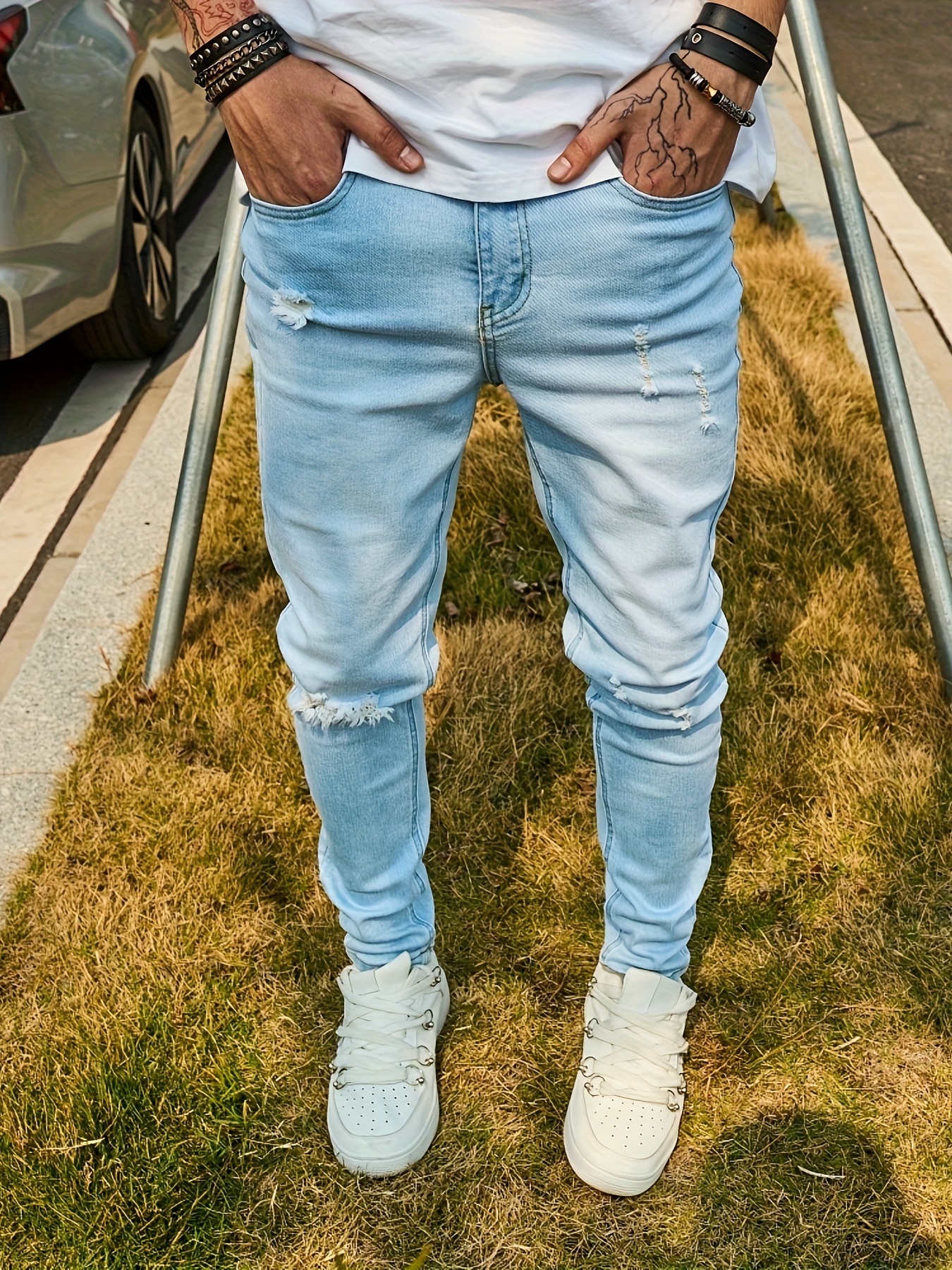 Rapper Skinny Jeans Outfits Rapper Jeans Sold On Temu United States