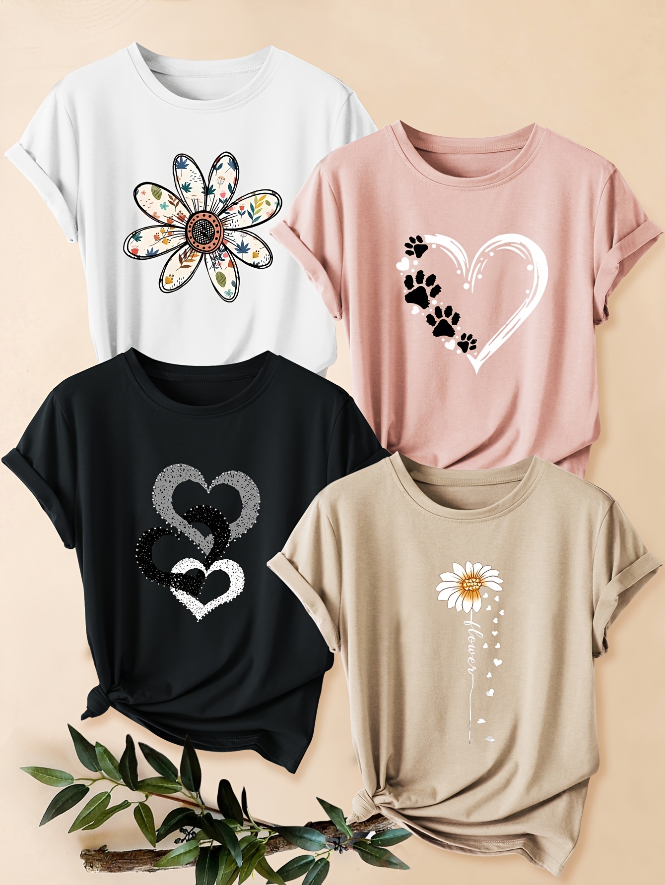Women's Sleeveless Tank Top - Casual Loose Tunic Blouse With Pineapple Print, Summer T-Shirt (Green Tree, Small)