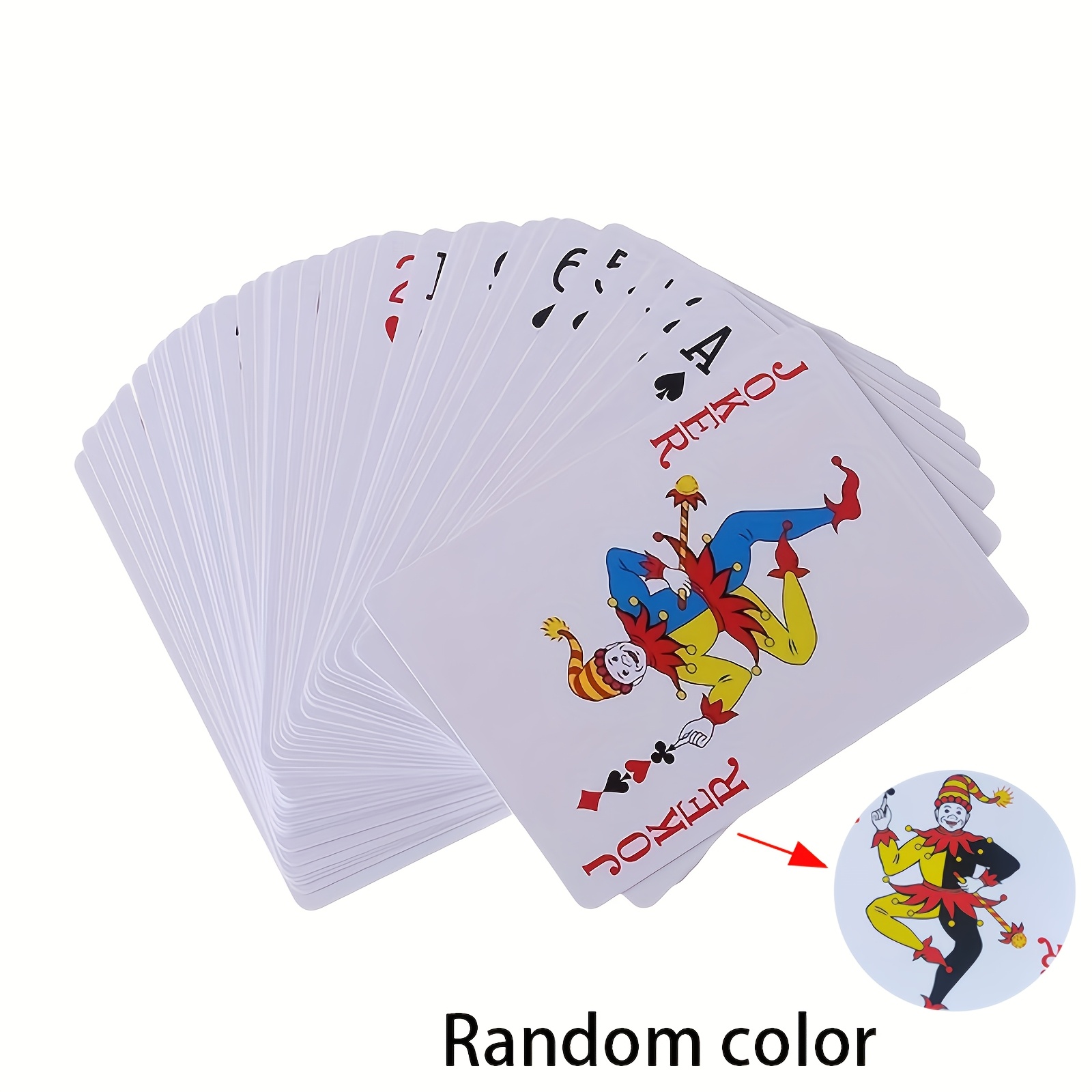 TEMU 1 Set Of And Card Tricks Marked Playing Cards - Random Colors And Patterns - Built-in Prediction, , And Tracking Technology - Magician Props,