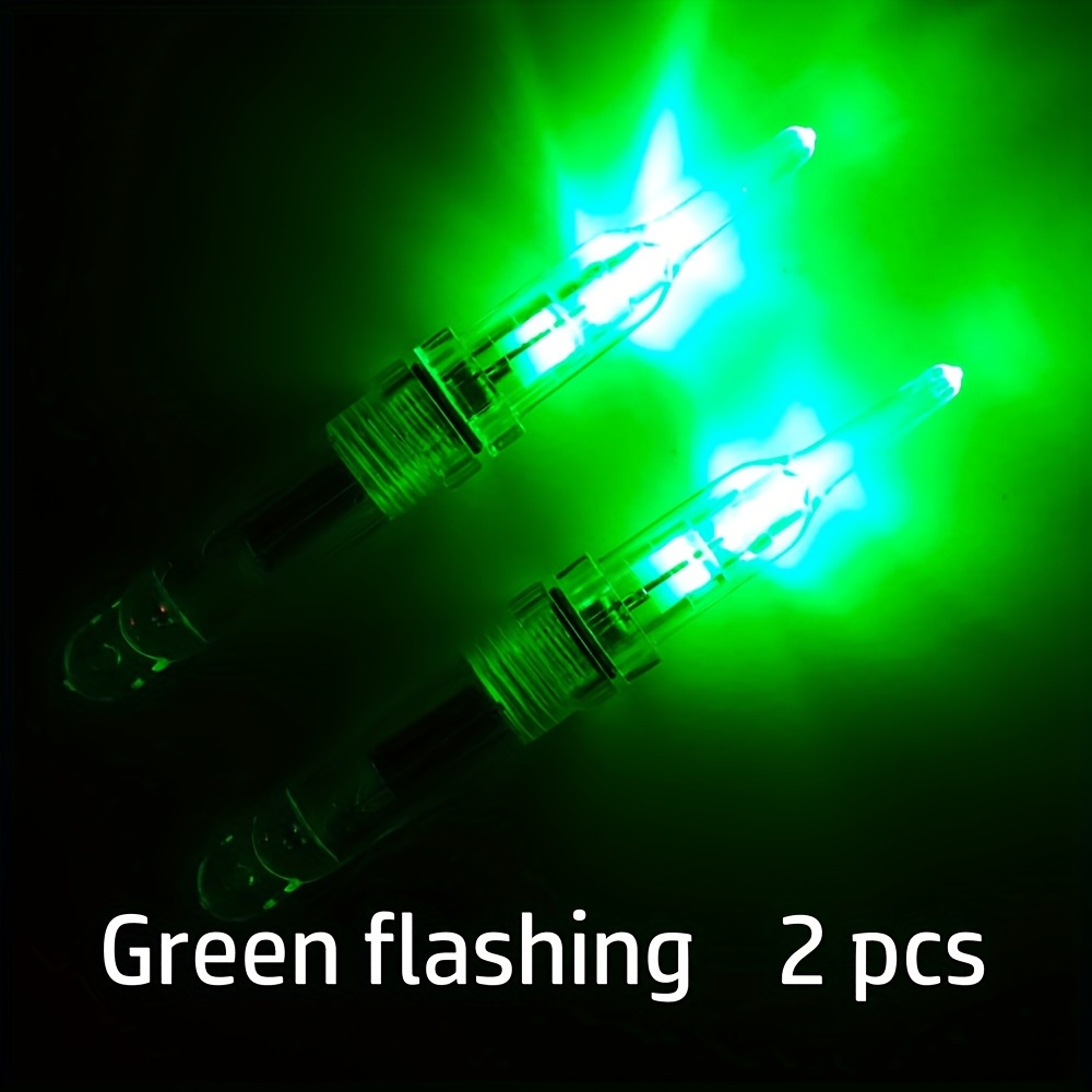 TEMU Un ensemble de deux lumières LED pour appât de pêche, disponibles en différentes couleurs, conçues pour les calamars et les poissons à .