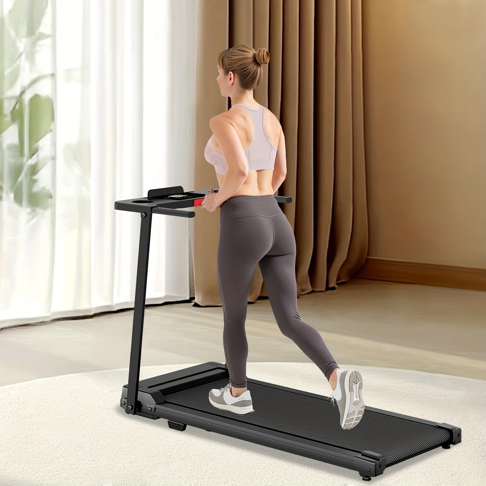 Factory-direct Deal of household folding treadmill, with a load capacity of 300 pounds, power of 3.0 horsepower, speed of 6.2 miles per hour, silent type, equipped with handles. It is an ideal choice for Women's fitness.