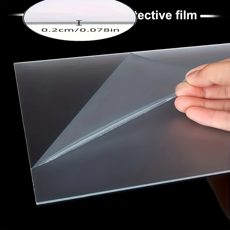 TEMU 2pcs Transparent Acrylic Boards - Durable, Lightweight, And Easy To Cut, Suitable For, Frame Replacements, , And Handicrafts