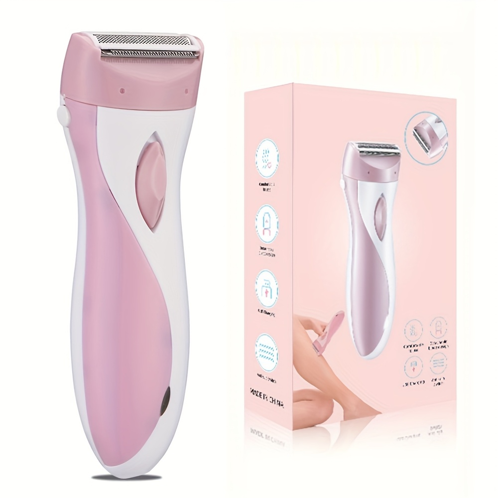 Afeitadora Eléctrica para Mujer - Afeitadora para Dama con Alimentación USB, Afeitadora de Lámina Versátil con Cuchillas de Acero Inoxidable, Recargable por USB, Ideal para Vello Facial, Axilas, Brazos, Zona del Bikini, Piernas y Depilación de Cuerpo Completo - El Regalo Perfecto para Pascua