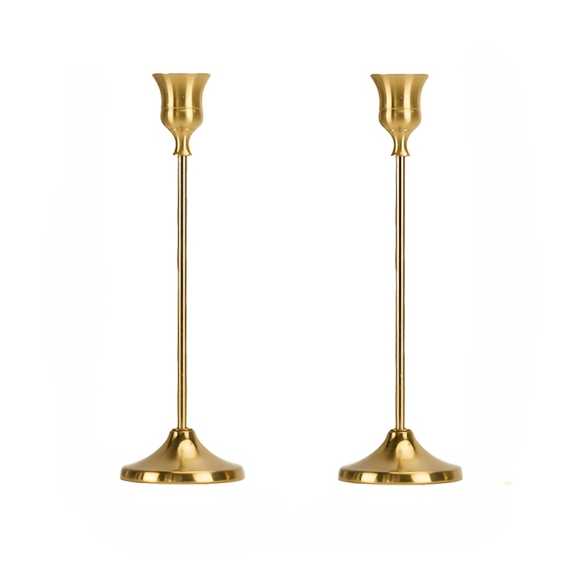 TEMU 4pcs Set/ 2pcs Set Classic Wind Chime Candlestick, Christmas Decor Candlestick, Halloween Candlestick, Table Centerpiece Candlestick,