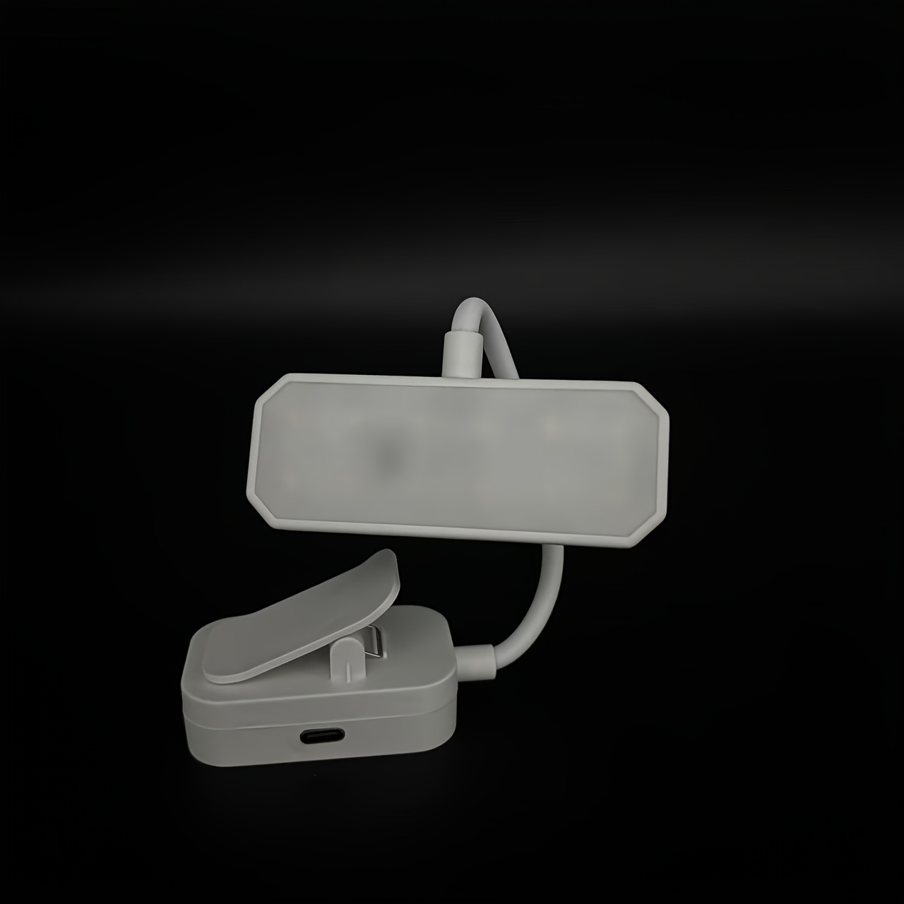 TEMU Lámpara de escritorio flexible de cuello de recargable por USB, lámpara de mesa regulable, lámpara de escritorio LED regulable de 3 niveles con