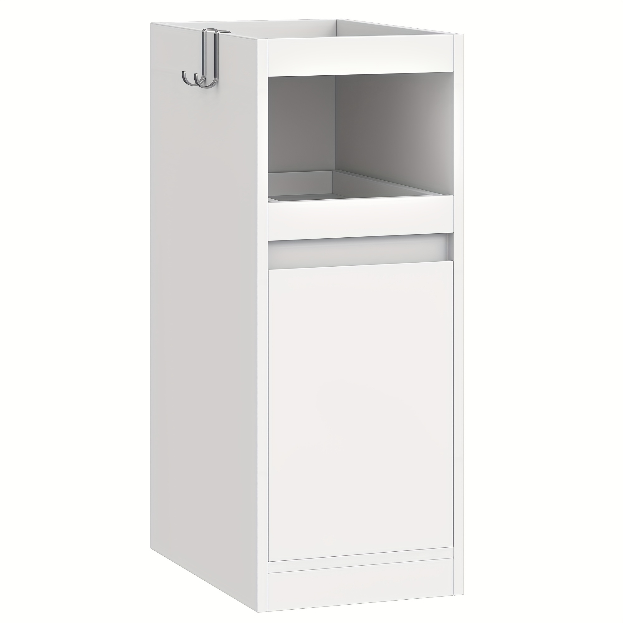 Image of Drawer Cabinet With Tray And Side Table | Space-saving, , White, 35 X 24 Cm, Suitable For Bedroom And Living Room, Storage Drawer Units