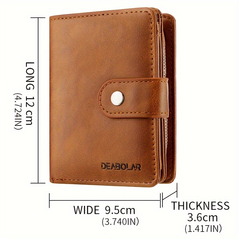 special retro short wallet zipper - Temu
