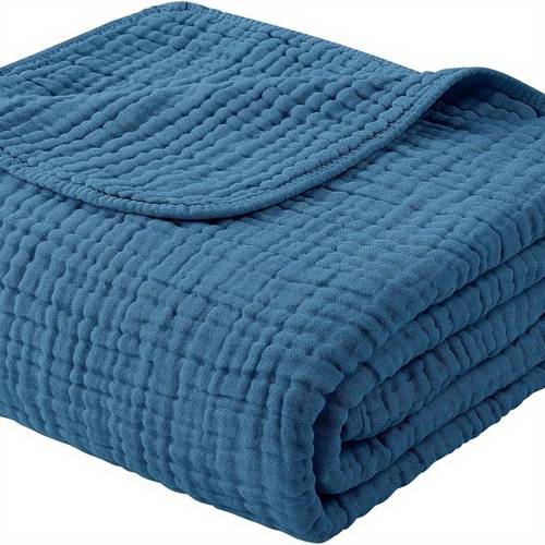 6 layer 100 cotton muslin blanket lightweight and breathable gauze blanket for bed couch and adults use