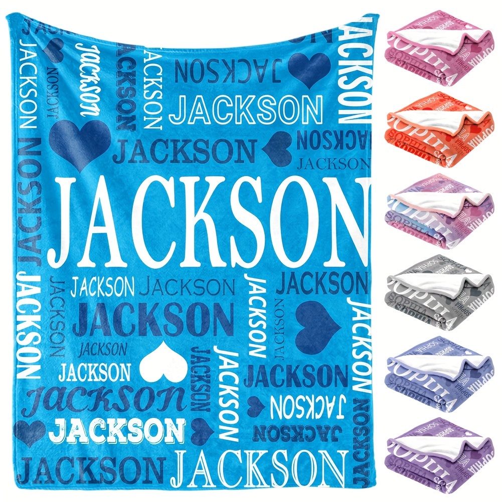 

Personalized Name Blanket For Family, Customized Name Blankets For , Custom Soft Fleece Blanket With Names For Adult Personalized Throw Blanket For Christmas