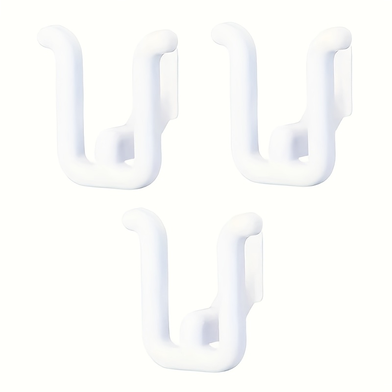3pcs Set Of Self-adhesive Slippers Hooks Wall-mounted Slippers Rack Organizer Waterproof Bathroom Kitchen Bedroom Shoe Rack, Utility Hooks