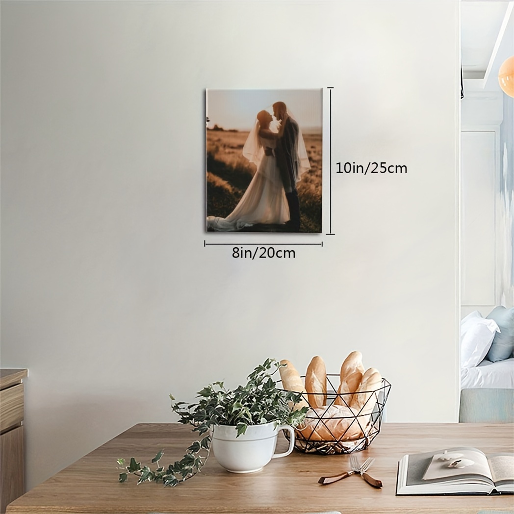 Stampa Su Tela Personalizzata 40x30 Cm - Regalo Foto Unico - Quadro Da Parete Con Tua Foto - Ferocity
