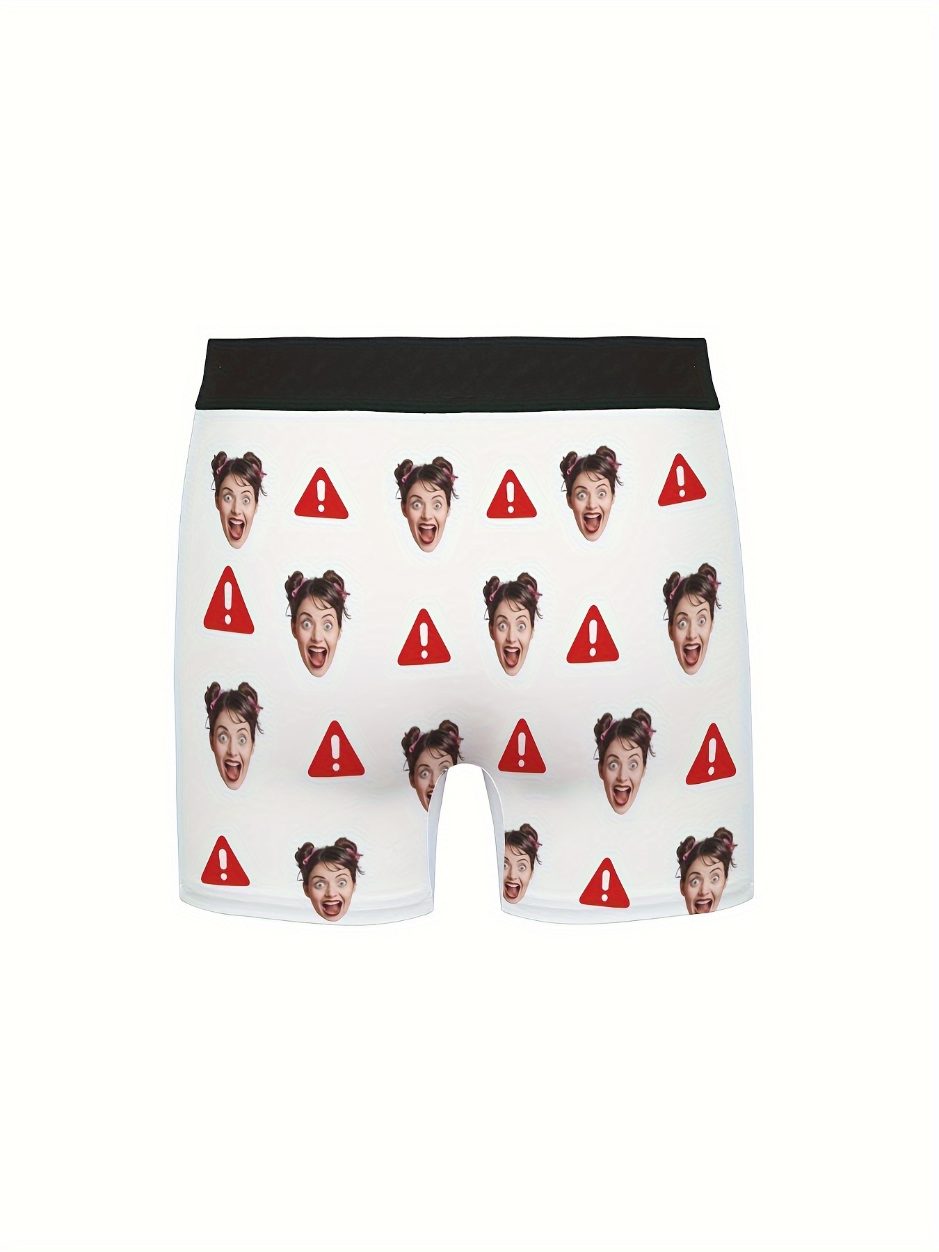 Custom Big Size Mens Boxer Shorts Face Images Personalized