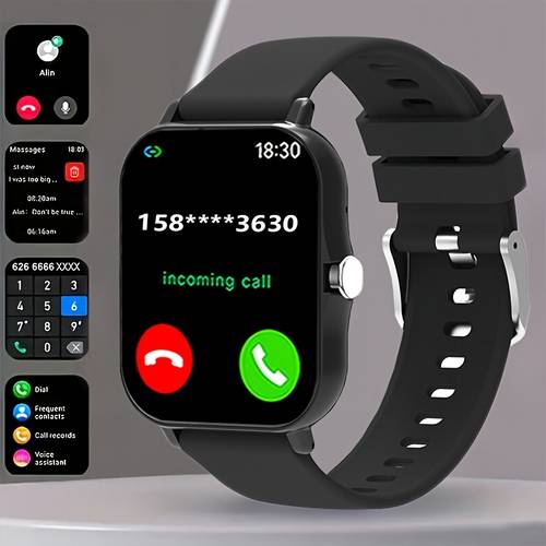 new smart watch wireless communication message reception for men and women multiple sports activity tracking supports wireless communication music remote camera suitable for men and women friends couples parents