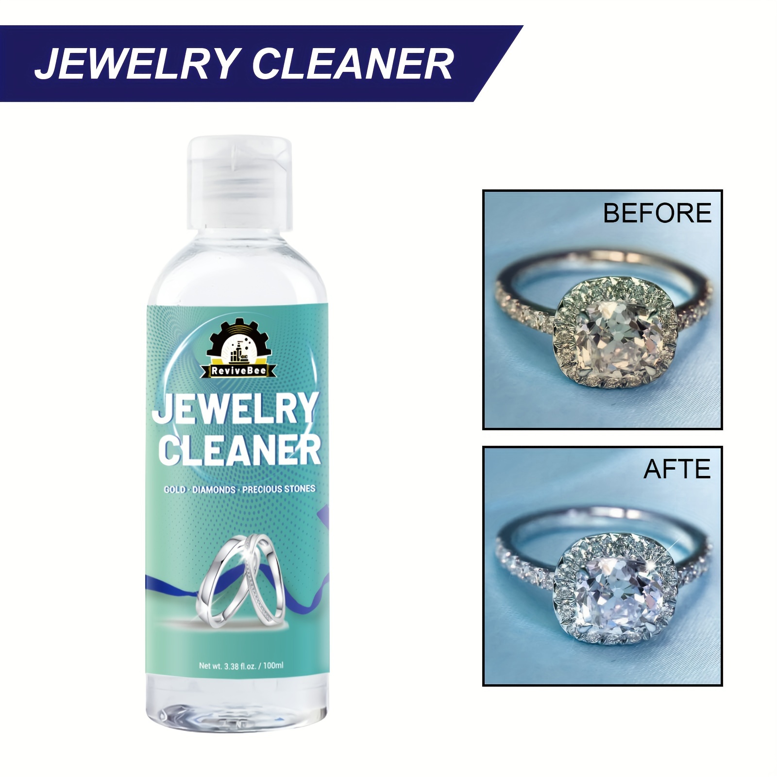 Jeweler Clean Platinum Diamond Ring Baking Soda Clean Platinum