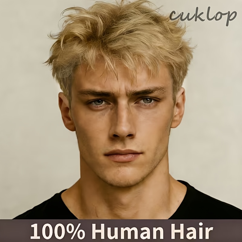 Stylish Short Wig With Multiple Layers, From Peruvian Human Hair, Designed With A And Machine-made, Offered 27#, Ideal For Festive And Party Events