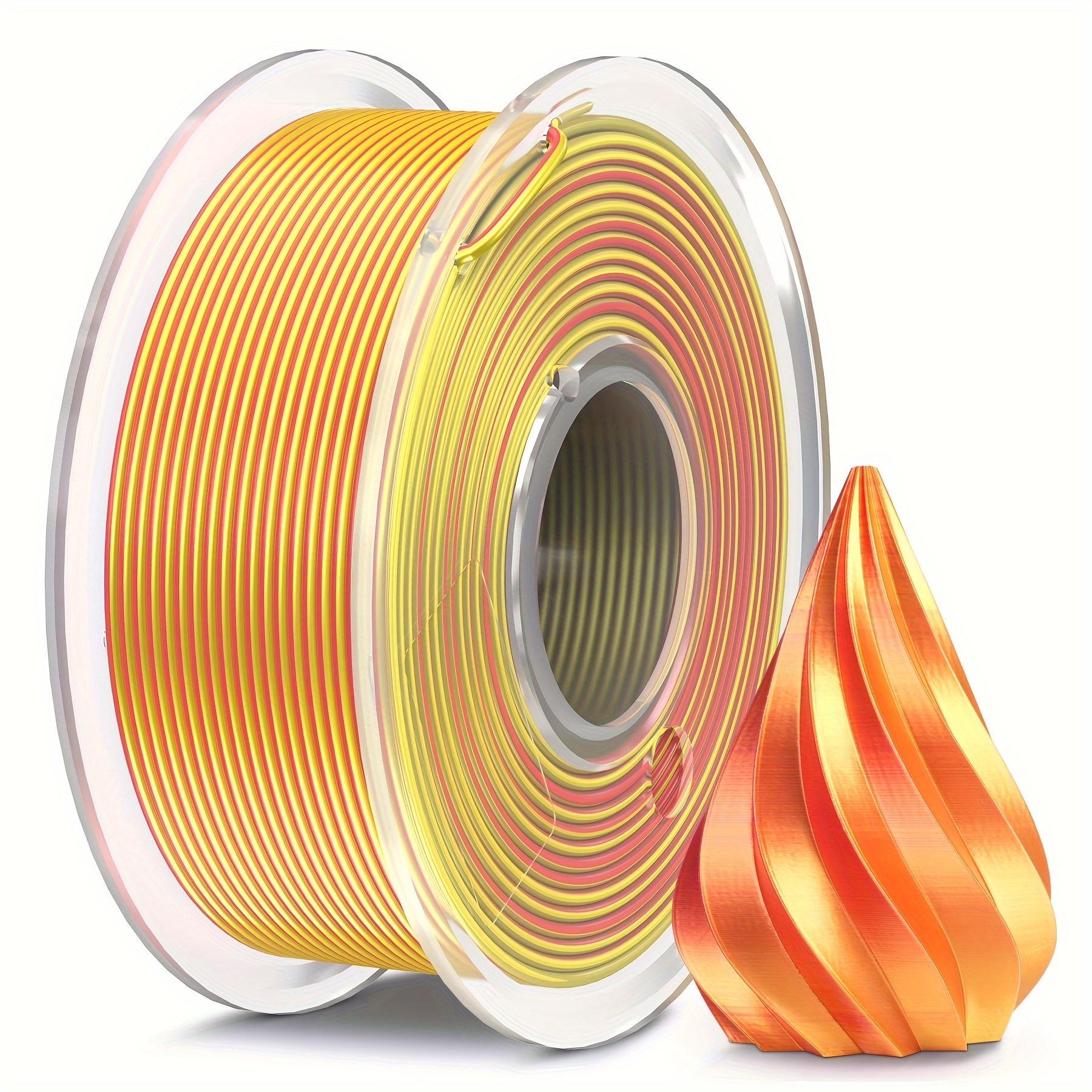 Sunlu Pla Plus 3d Printer Filament, Shiny Pla+ Filament 1.75mm, Textures, Unveils Colors, Dimensional Accuracy +/- 0.02mm, 0.25kg Spool
