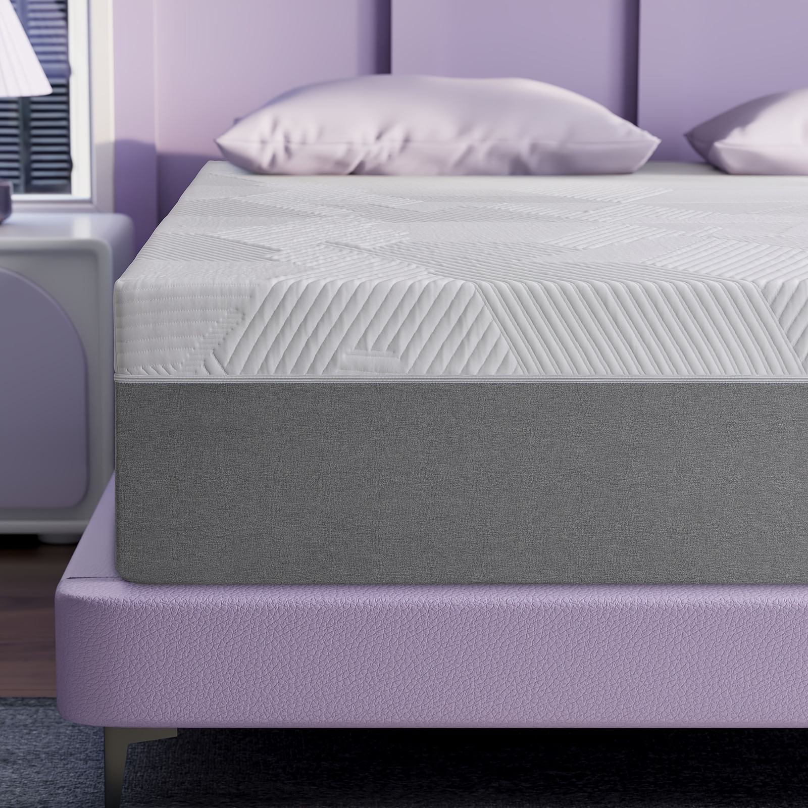 TEMU Twin/full/queen Mattress, Memory Foam Mattress 8 Inch Medium Mattress For Cooling Sleep, Bed In A Box