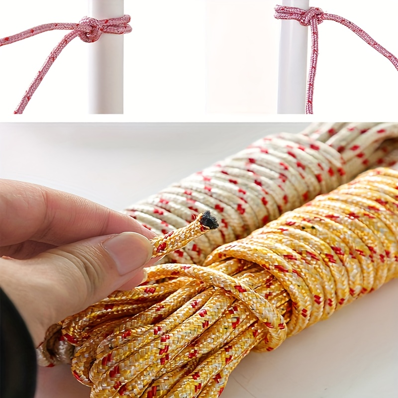 2 pack multi purpose clothesline 10m nylon rope suitable for drying clothes blankets and outdoor travel use   Product details 1