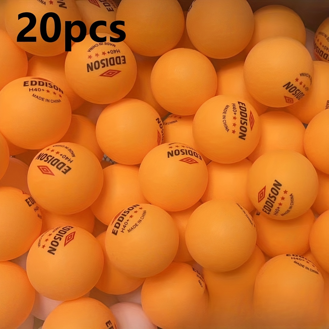 E-shop Dreisterne Tischtennisball, hoch elastisch langlebig für das Training, gelb/weiß Outdoor Ping Pong Ball, unverzichtbar für Sport, das perfekte