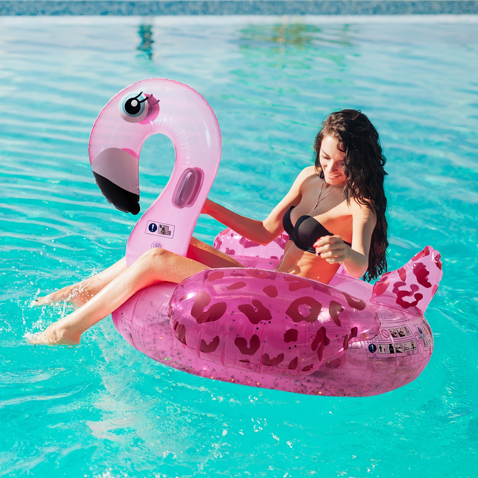 Water Hammock Pink Heart Inflatable Pool Funboy Pool Floats Funboy Clear  Pink Heart Inflatable Pool