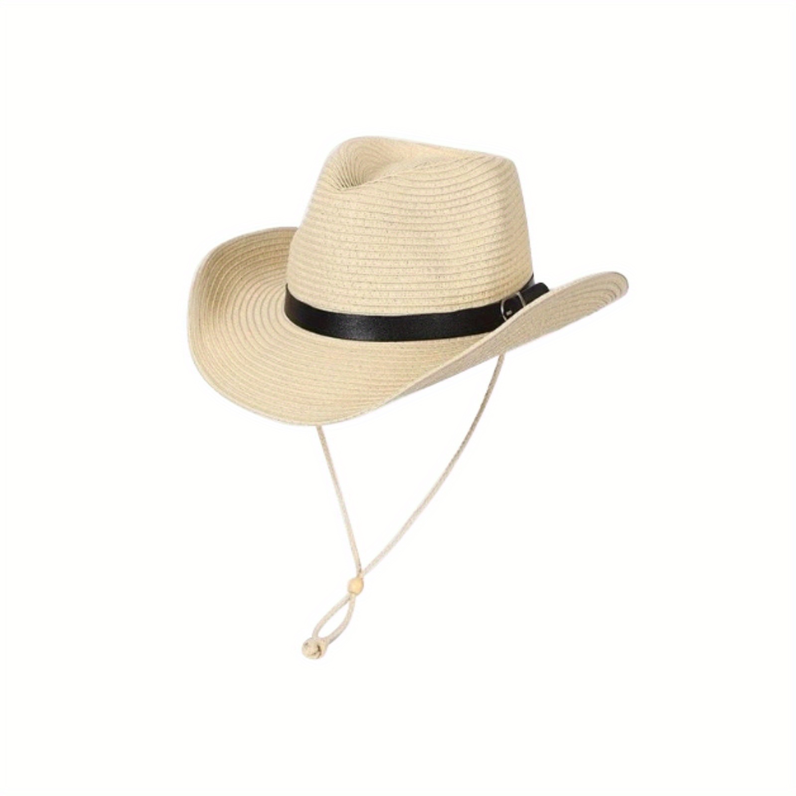 Straw Cowboy Hat Wide Brim Classic Western Sun Hat for Men Women Outdoor DURANGO BROWN BANGORA STRAW 218 – Gone Country Hats main image 2