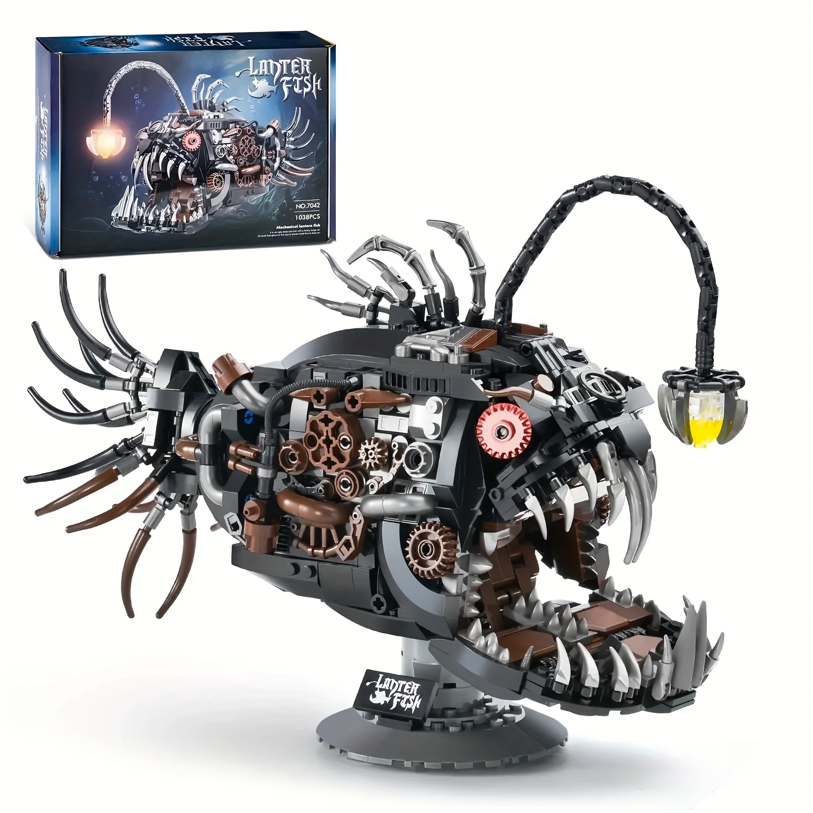 TEMU Intelligent Toys, Realistic, Mechanical Model Building Blocks, 1038pcs. Mechanical Series Assembly Home Cabinets, Decorative Items, Holiday