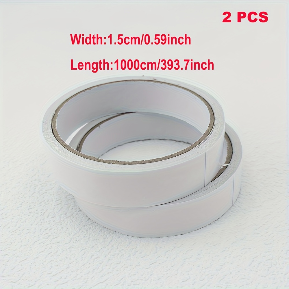 TEMU Ruban Adhésif Double Face pour Loisirs Créatifs, Disponible en Différentes Tailles, Épaisseur Améliorée 0.07Mm Idéal pour Projets Artistiques,