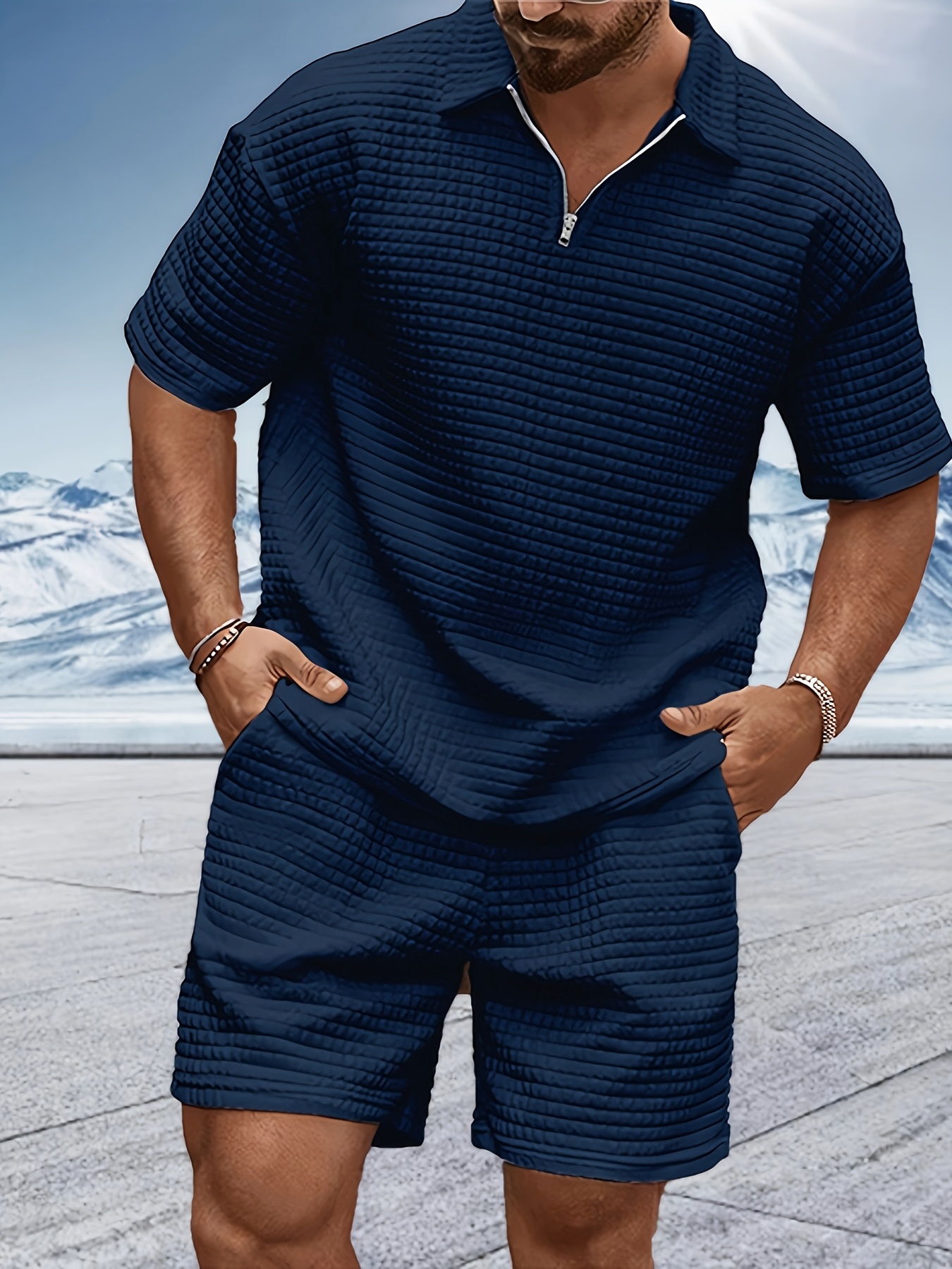 *'S Casual Fashion Two-Piece Set, Made of Soft Knit Fabric, Featuring a  Comfortable And Skin-Friendly Texture, with a Stylish And Elegant Simple