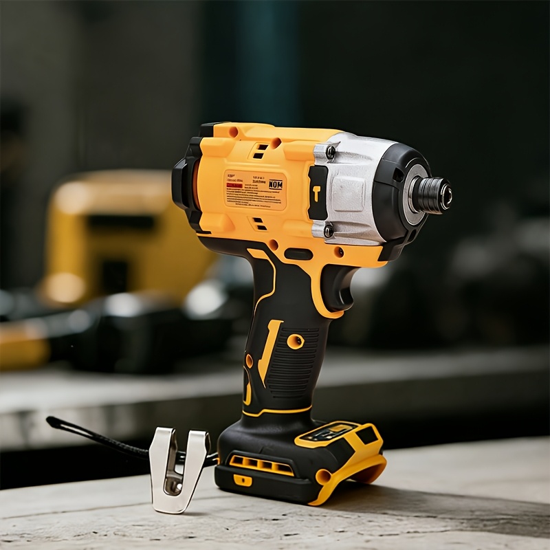 TEMU Visseuse à percussion 20V 1/4 (Outil batterie) - Compatible avec les batteries for Dewalt, 0-3400 tr/min, avec d'état, idéale pour la réparation