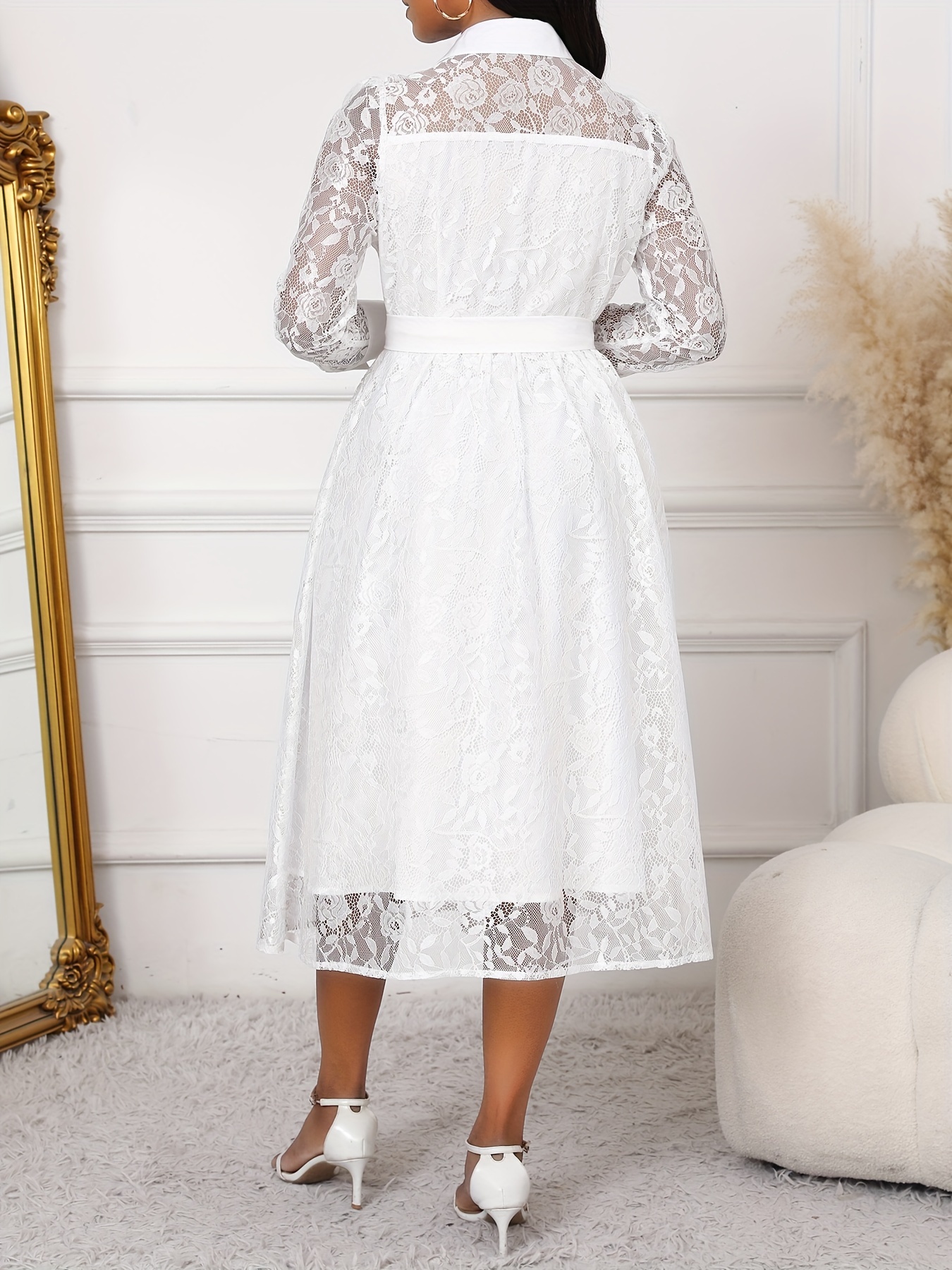 ivory dress with scarf Rayssa Timeless Satin Gown - Smooth Lustrous Fabric with Integrated Scarf and Graceful Movement main image 0