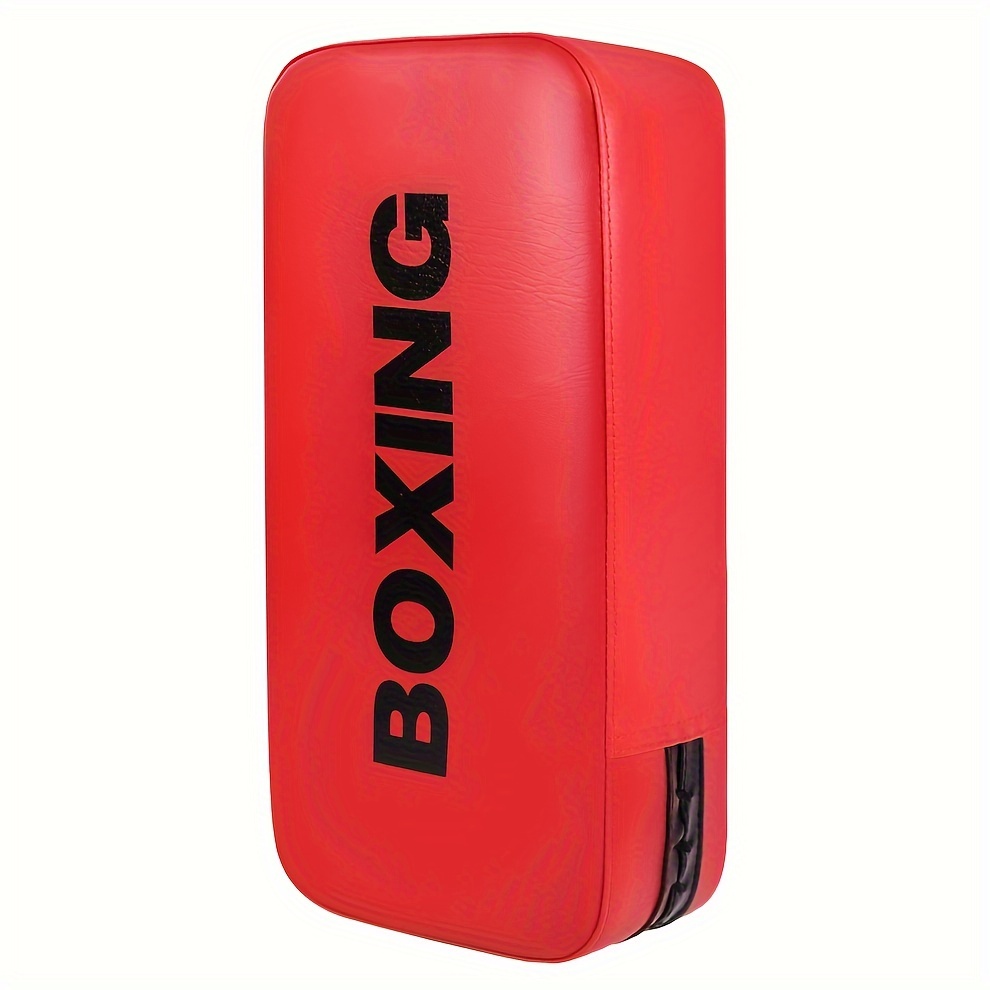 1pc kickboxing muay thai pad training equipment extra thick punching kick shield taekwondo kicking boxing pad with reinforced handles details 8