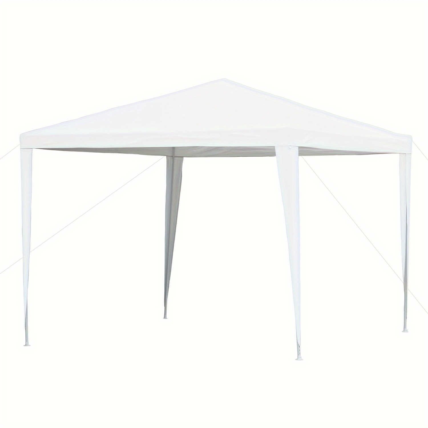 

10'x10' Canopy Tent Waterproof Outdoor Canopy Party Wedding Tent Gazebo For Wedding Party, White