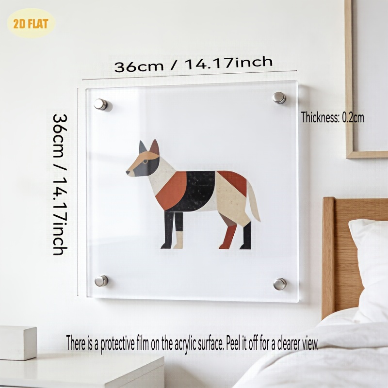 2D Acrylic Custom Name Sign for Baby Nursery Decor