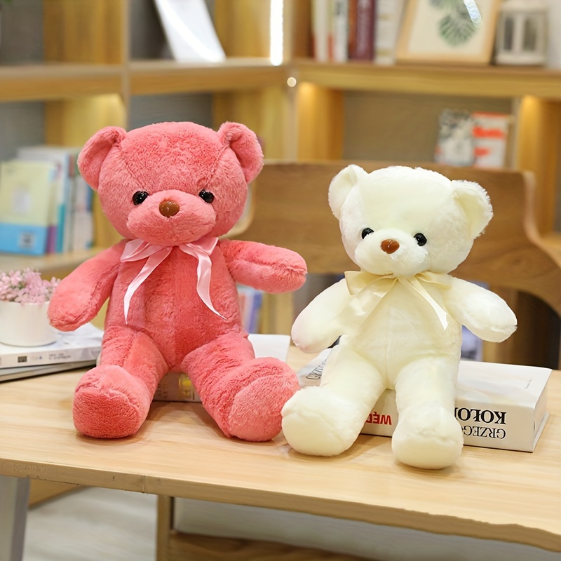 Bow Tie Bear Cute Teddy Bear Animal Stuffed Plush Toy Home - Temu