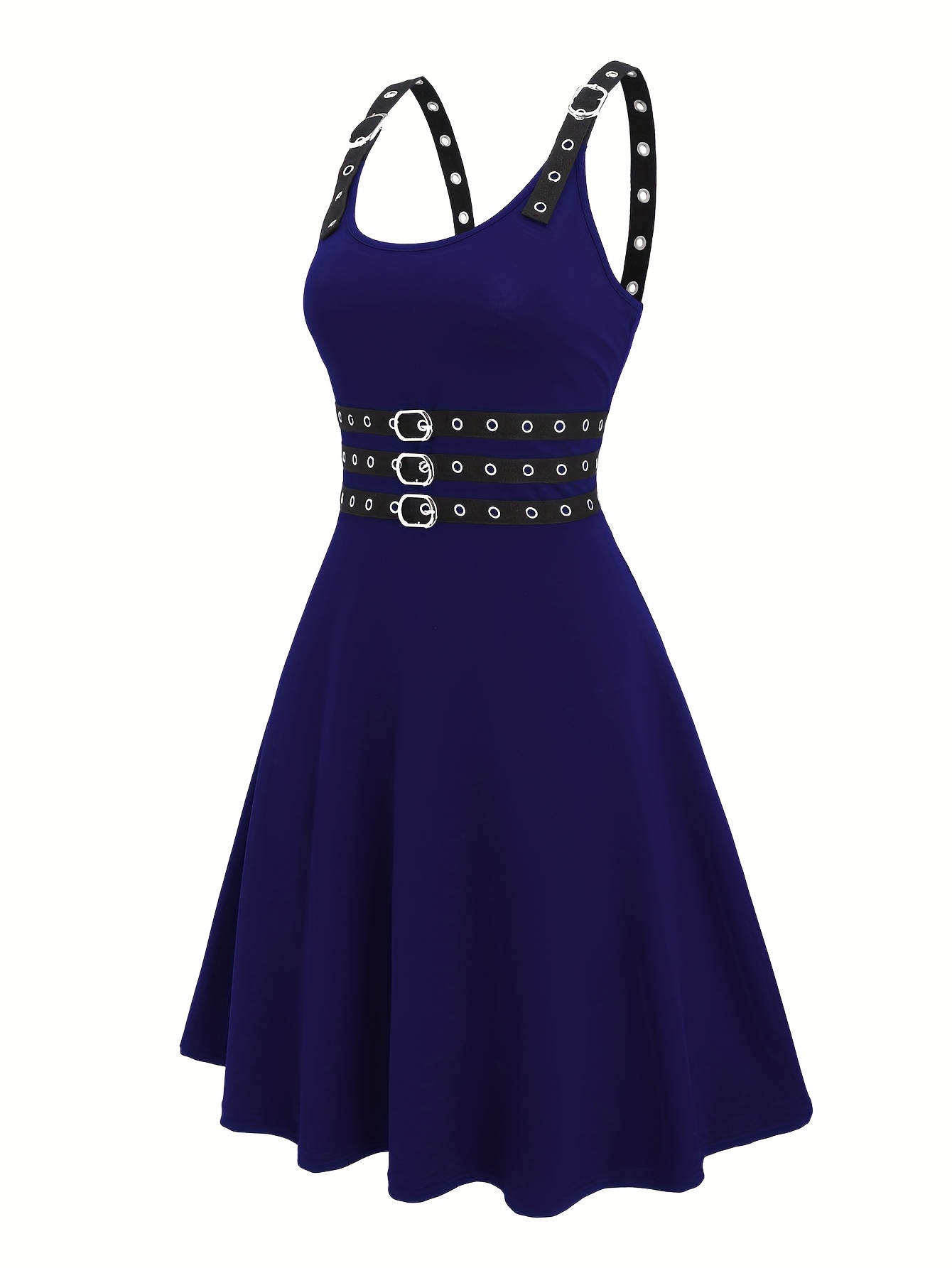 Targeted Development Gas Eye Gothic Style Strap Dress